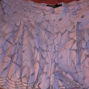 Purple Lace Shorts